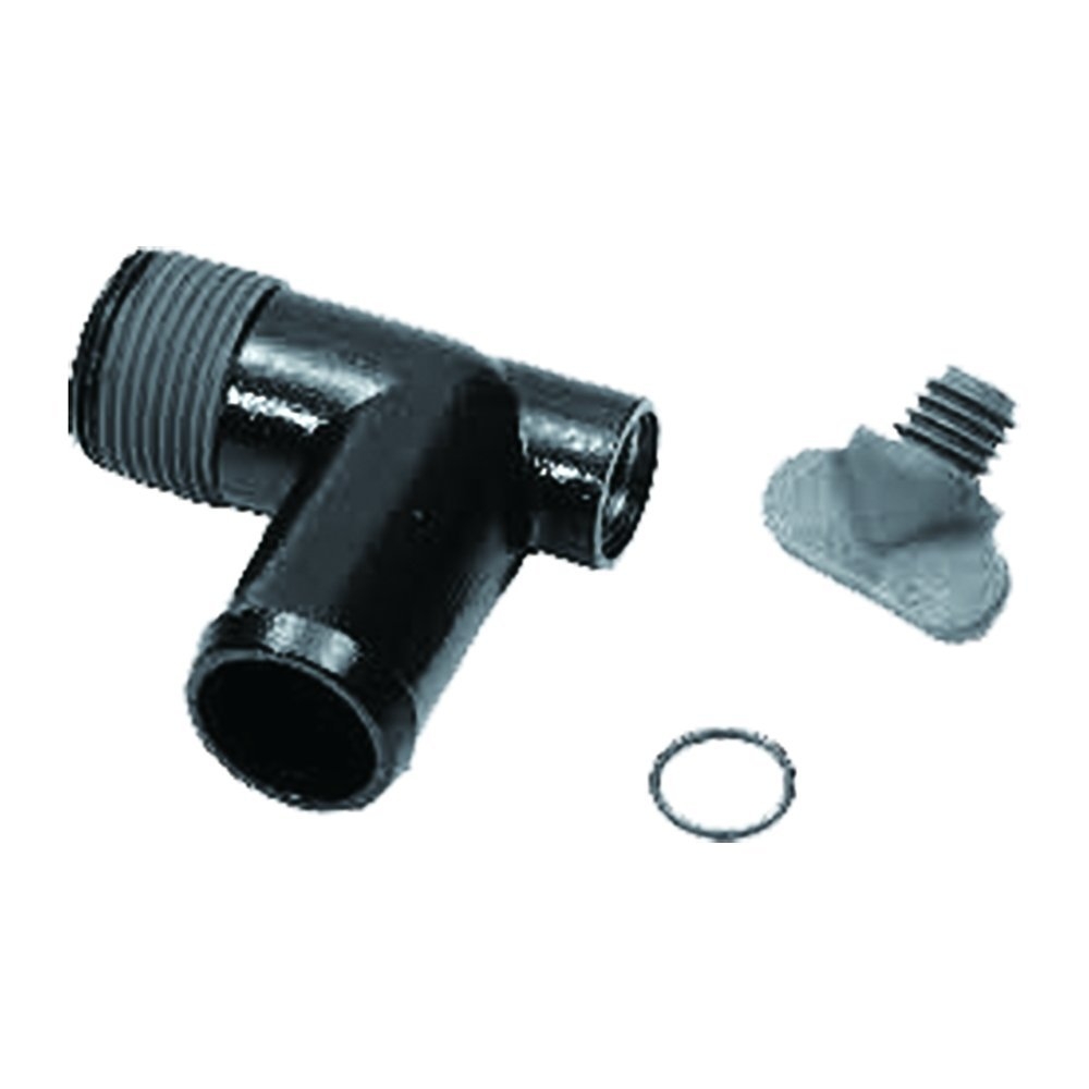 Hose Fitting with Drain Plug Kit for Mercruiser MCM/MIE V-6/V-8 Engines