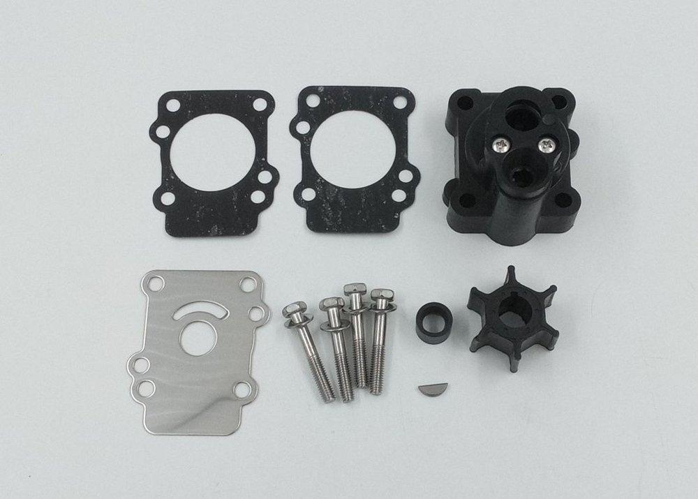 Water Pump Repair Kit with Housing for Yamaha 9.9-15HP 1980-1996