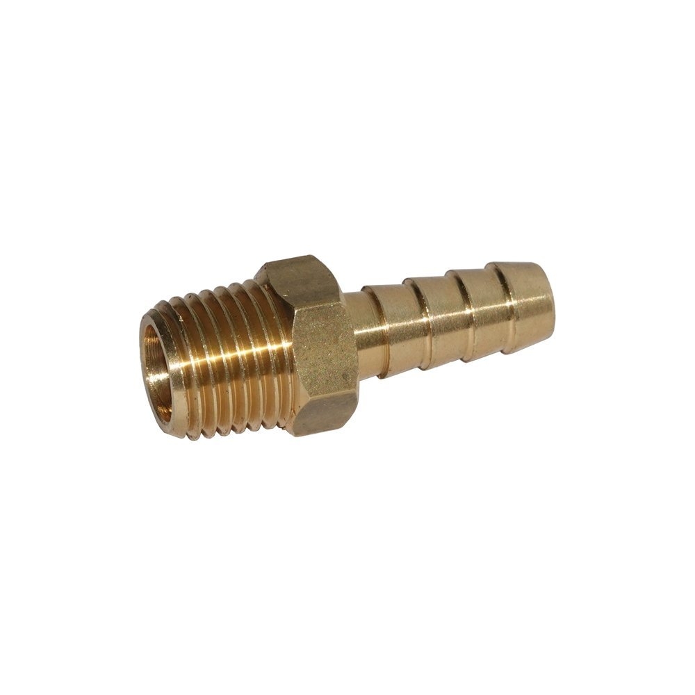 Hose Barb 5/16in x 1/4in NPT Brass