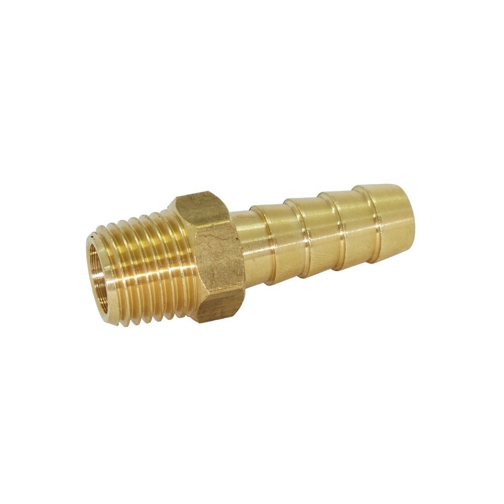 Hose Barb 3/8in x 1/4in NPT Brass