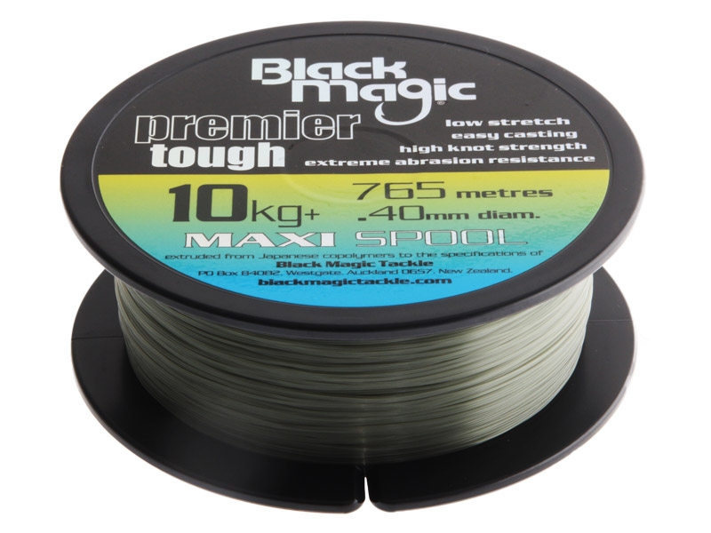 Black Magic Premier Tough Monofilament Line 10kg 765m