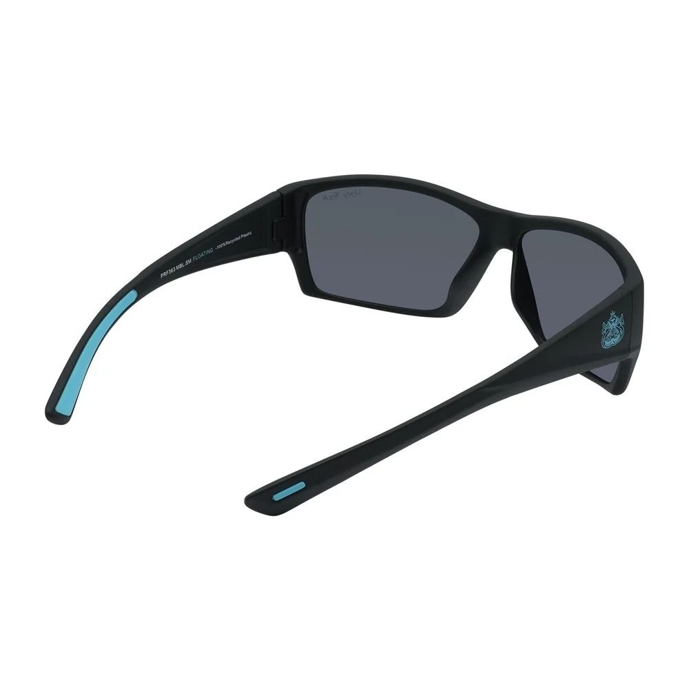 Ugly Fish PFR363 Polarised Floating Wrap Sunglasses Matte Black Frame/Smoke Lens