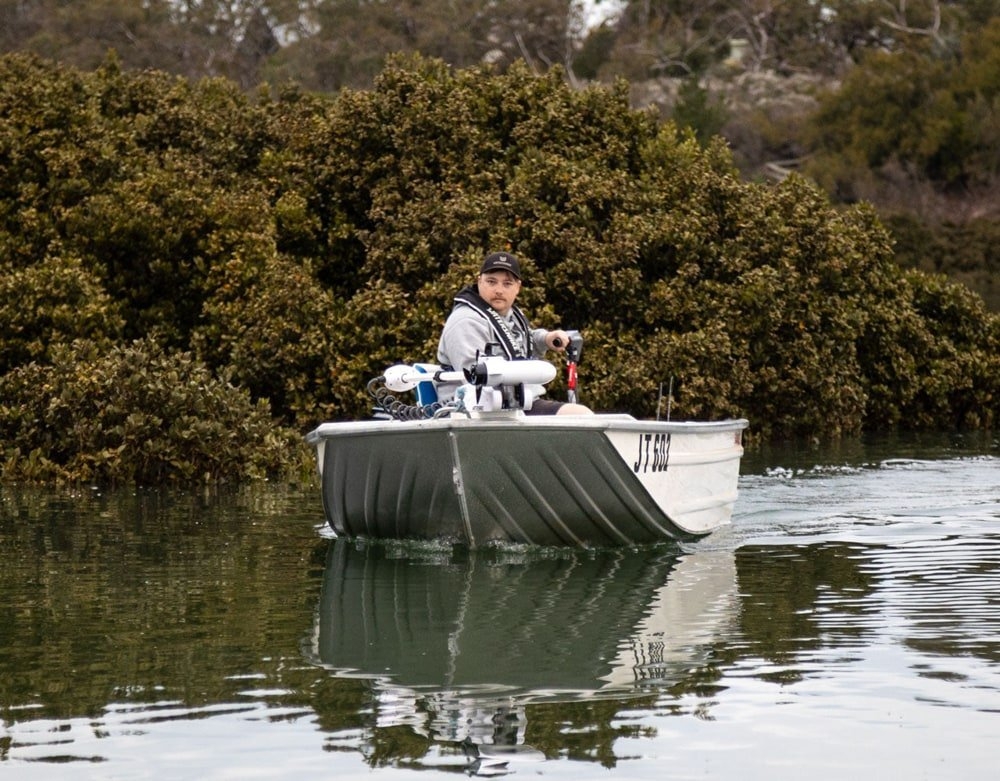 Watersnake Prime Brushless 70lb 42in Transom Mount Trolling Motor Grey