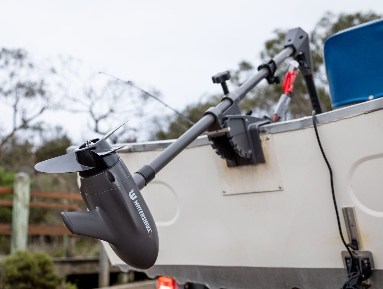 Watersnake Prime Brushless 70lb 42in Transom Mount Trolling Motor Grey