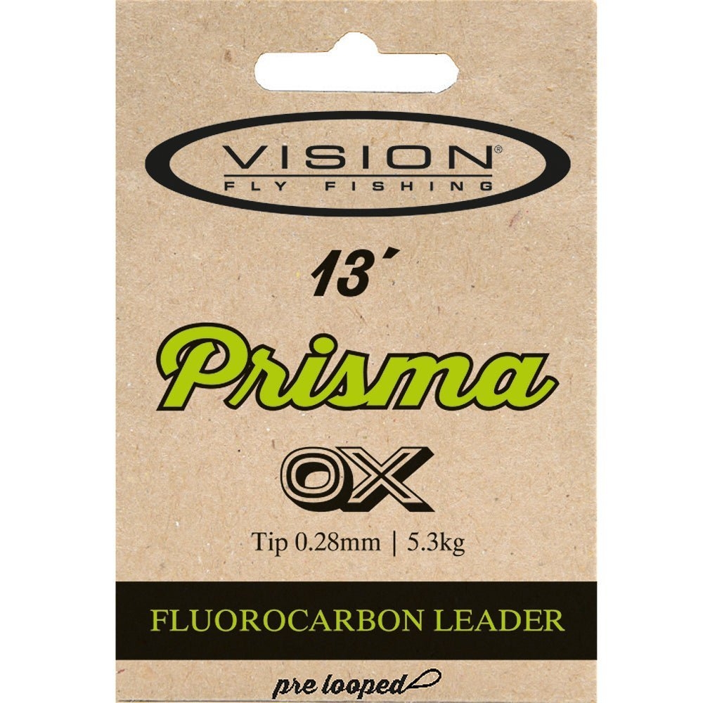 Vision Prisma Fluoro Carbon Leader 13ft 0.40mm