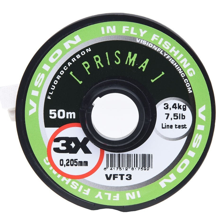 Vision Prisma Fluoro Carbon Tippet 30m 0.485mm