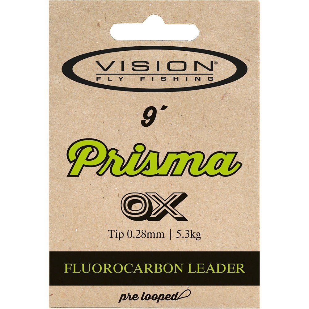 Vision Prisma Fluoro Carbon Leader 9ft 6X