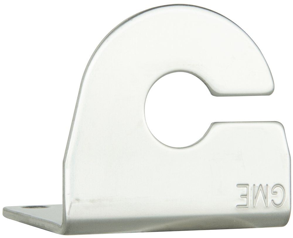 GME MB415SS 2.5mm L Bracket with Cable Slot Stainless Steel