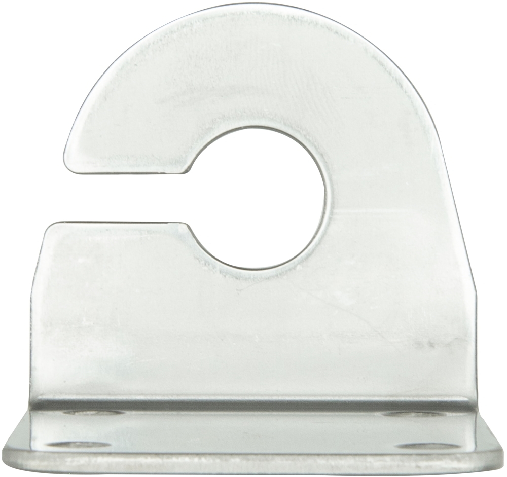 GME MB415SS 2.5mm L Bracket with Cable Slot Stainless Steel