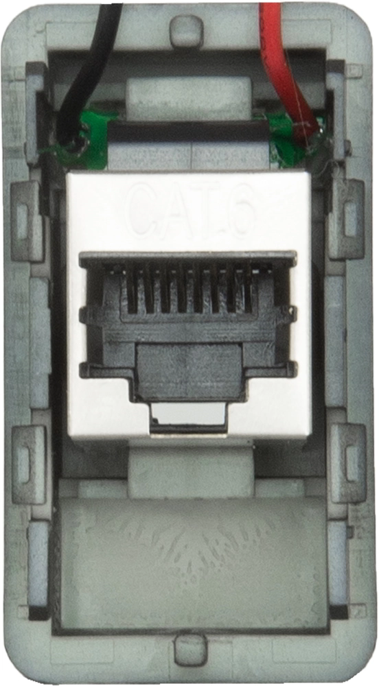 GME XRS-RJ45R4 RJ45 Pass-Through Adaptor Type 4 Red GME XRS-RJ45R4 RJ45 Pass-Through Adaptor Type 4 Red