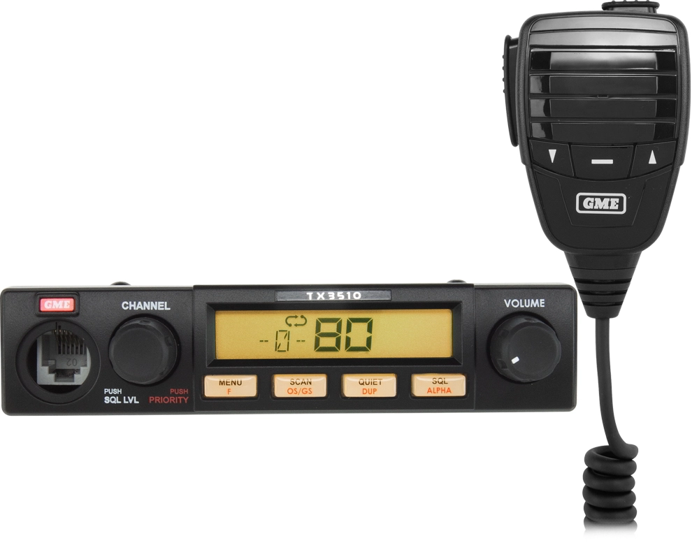 GME TX3510S Compact UHF CB Radio 5W with Scansuite GME TX3510S Compact UHF CB Radio 5W with Scansuite