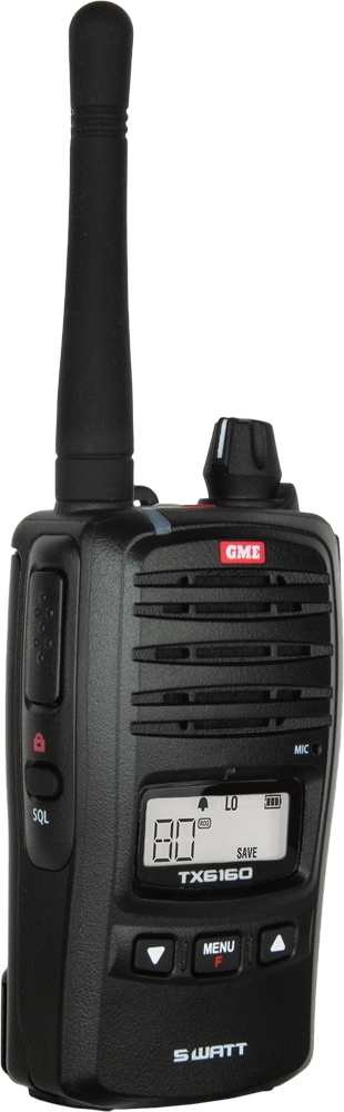 GME TX6160 UHF CB Handheld Radio 5/1W