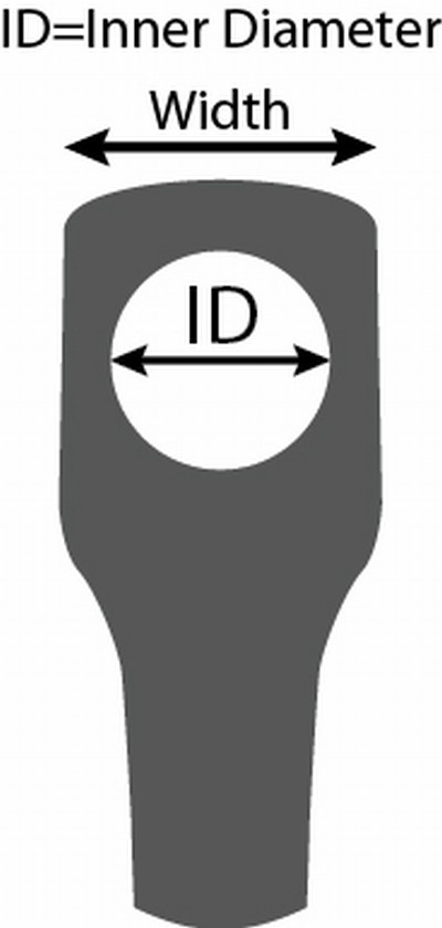 6mm Non- Insulated Eye Terminal 4mm2 Qty  8