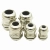 IP68 Nickle Plated Copper Cable Glands 3 to 6.5mm