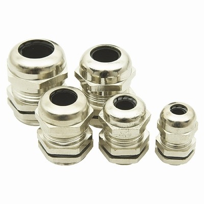 IP68 Nickle Plated Copper Cable Glands 4 to 8mm