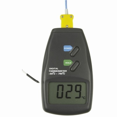 Digital Thermometer with K-Type Thermocouple