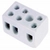 3 Wire Porcelain Terminal Block - 5 amp