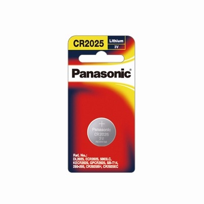 Panasonic Lithium Coin Batteries - CR2025 1 pack