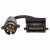 Trailer Adaptor - 7 Pin Large Round Plug to 7 Pin Flat Socket