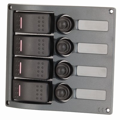 IP66 Marine Switch Panel 12/24v 4-Way