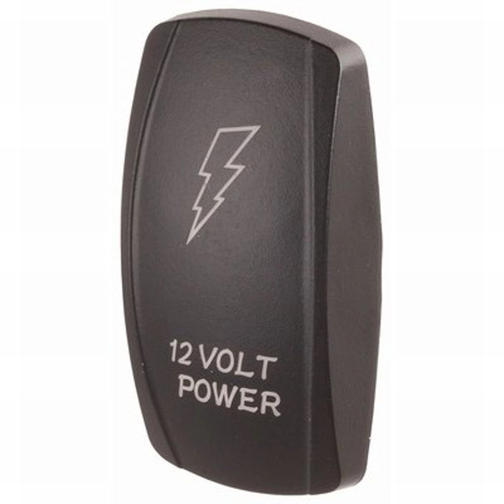 Laser-Etched Rocker Switch Cover ''12V Power'' Laser-Etched Rocker Switch Cover ''12V Power''