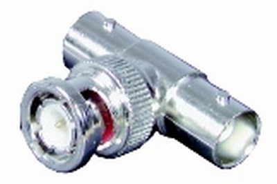 BNC T Adaptor Male to 2 Female