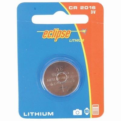 Eclipse CR2016 3V Lithium Battery