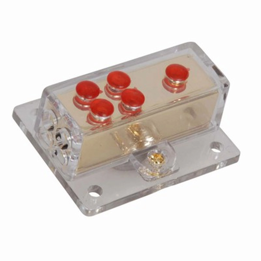 Gold Power Distribution Block - 1 in 4 out Gold Power Distribution Block - 1 in 4 out