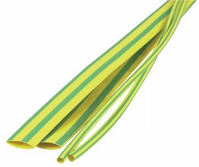 Green/Yellow Heatshrink Tubing 10mm 