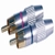 Quality Gold RCA Plugs - Blue
