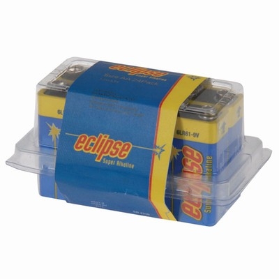 Eclipse Alkaline 9V Battery 6-Pack
