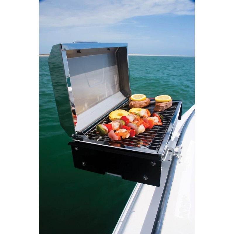 Kuuma Stow N' Go Profile 150 Stainless Steel Portable Marine BBQ