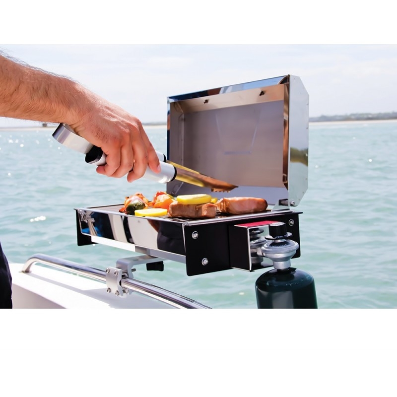 Kuuma Stow N' Go Profile 150 Stainless Steel Portable Marine BBQ