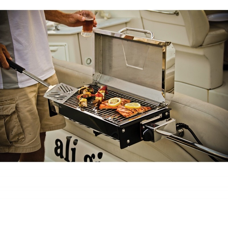 Kuuma Stow N' Go Profile 150 Stainless Steel Portable Marine BBQ