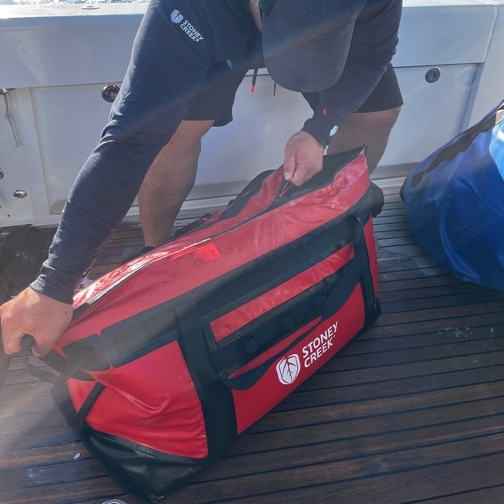 Stoney Creek Provider Fish Storage Bag XL 100L Red