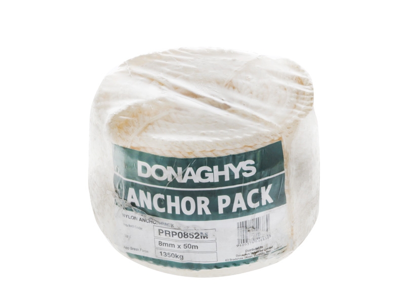 Donaghys Nylon Anchor Pack 8mm x 50m