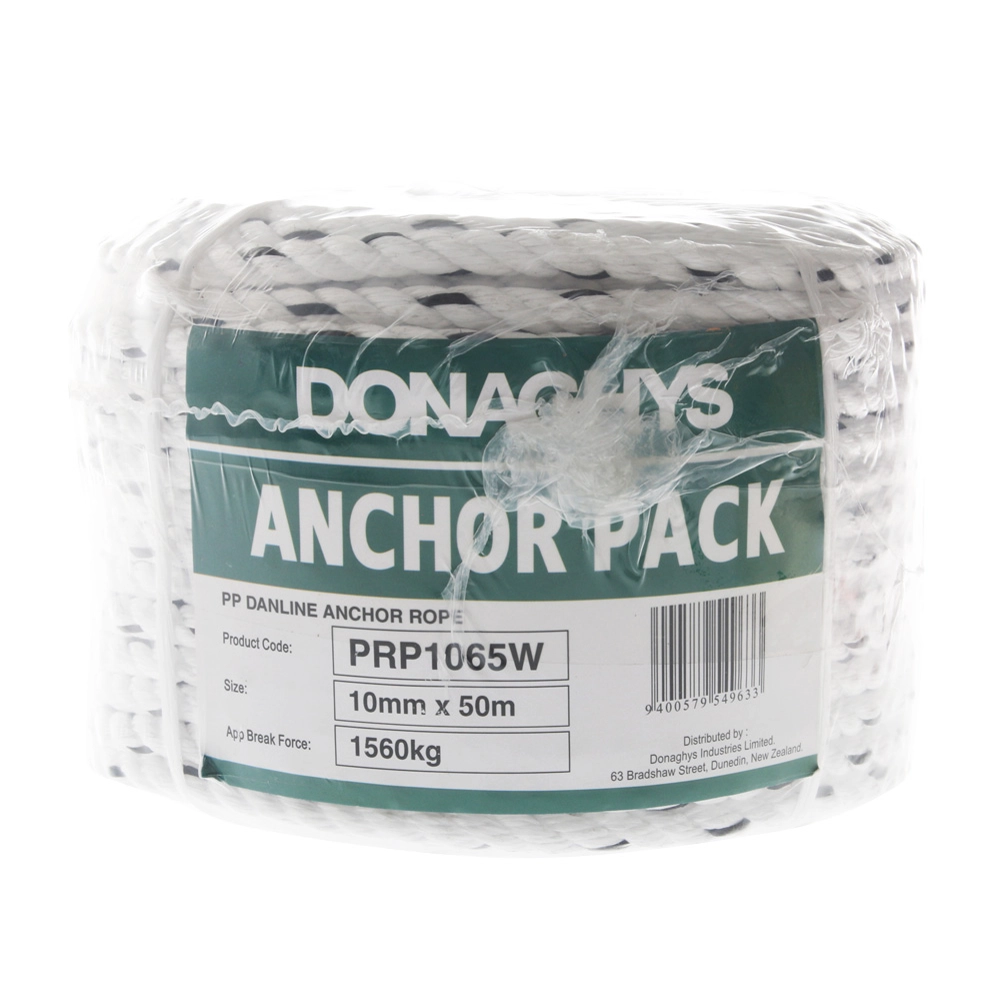 Donaghys Anchor Rope Pack with Thimble 8mm x 50m Donaghys Anchor Rope Pack with Thimble 8mm x 50m