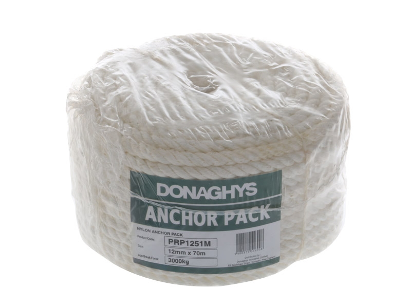 Donaghys Nylon Anchor Pack 12mm x 70m