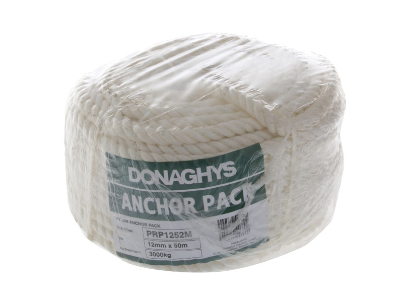 Donaghys Nylon Anchor Pack 12mm x 50m