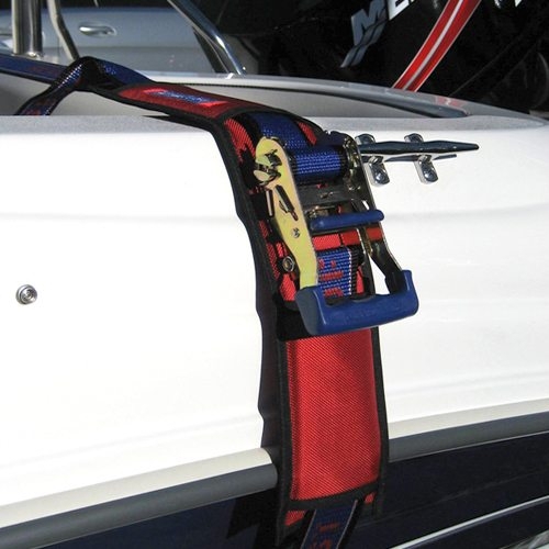 Aerofast Heavy-Duty Tie Down Strap Protection Pad Pair Red