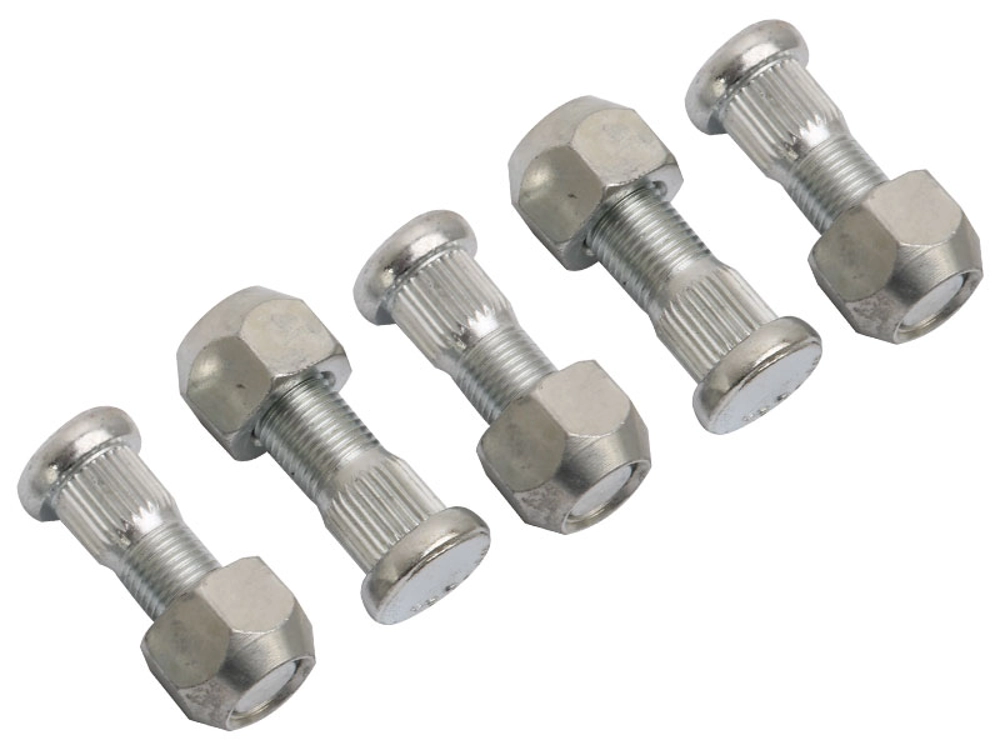 Trojan Wheel Studs and Nuts 1/2" Qty 5 Trojan Wheel Studs and Nuts 1/2" Qty 5