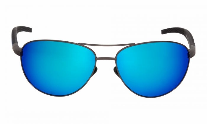 Ugly Fish PT24999 Polarised Sunglasses Gun Metal Frame/Blue Revo Lens