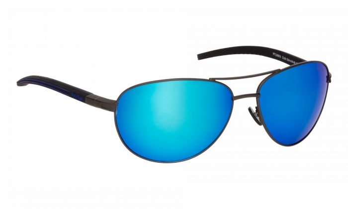 Ugly Fish PT24999 Polarised Sunglasses Gun Metal Frame/Blue Revo Lens