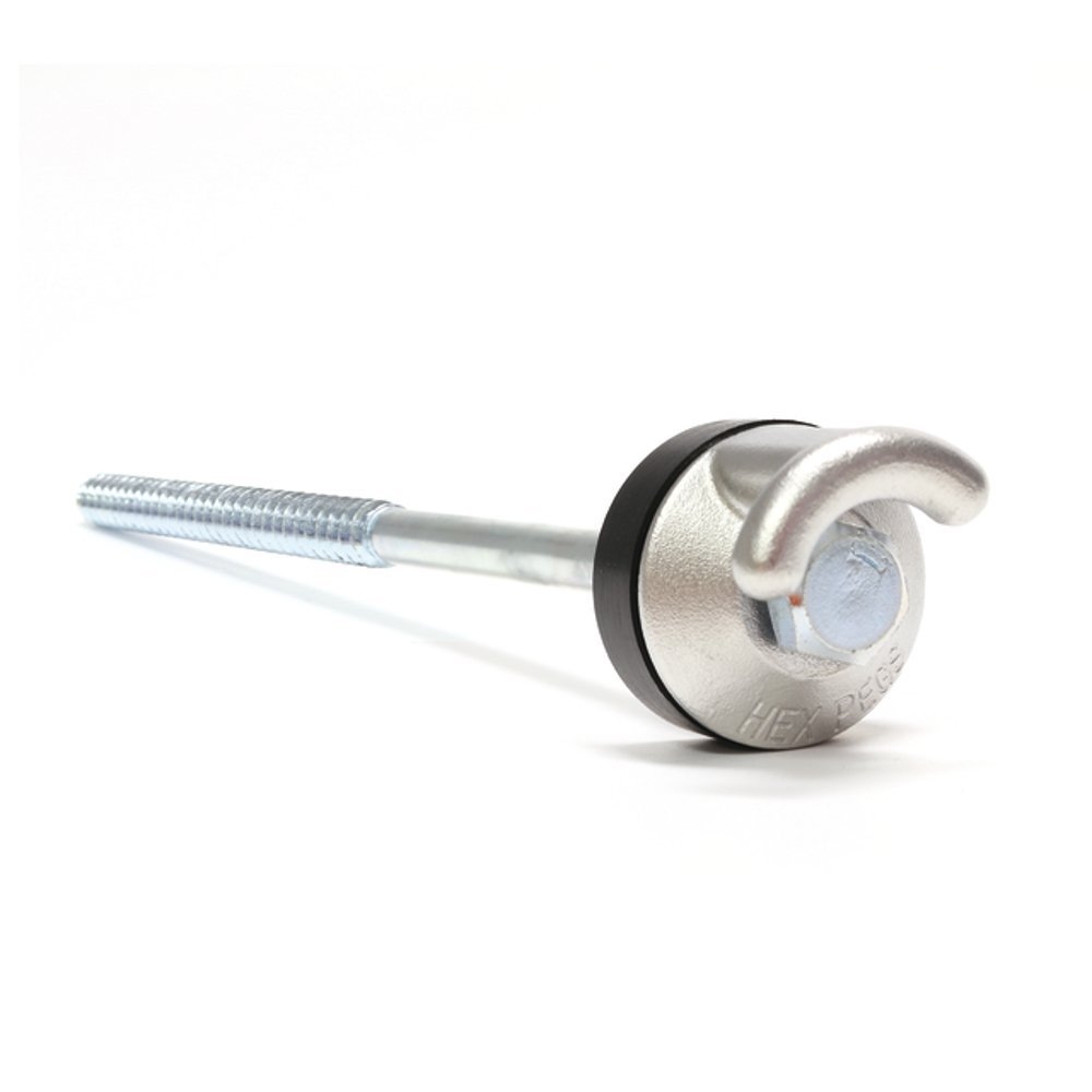 OZtrail Hex Peg Hook Top Drillable Tent Peg