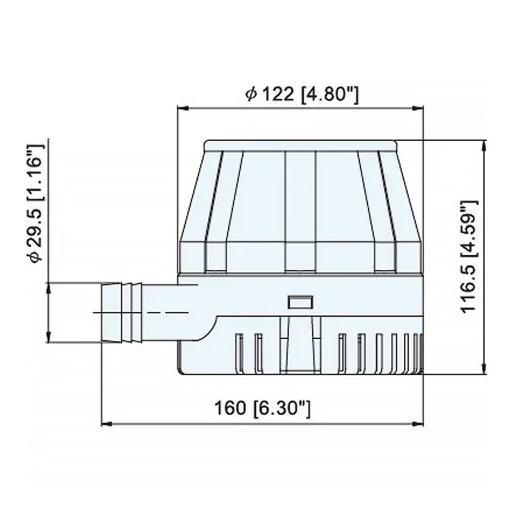 TMC Heavy Duty Bilge Pump 12v 1250 GPH