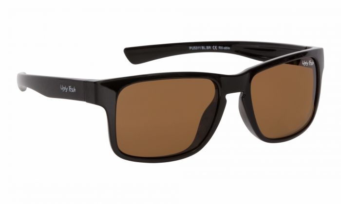 Ugly Fish PU5311 Polarised Sunglasses Black/Brown