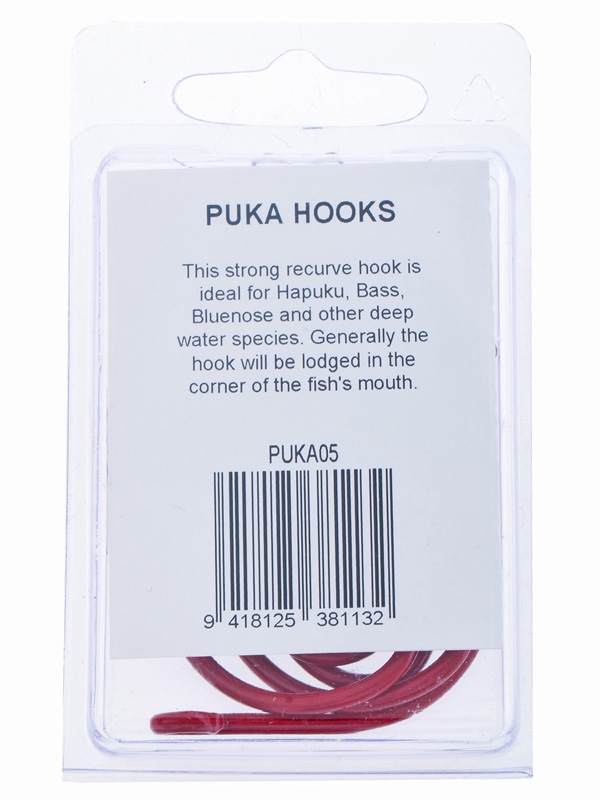 Wasabi Tackle Puka Hooks 13/0 Qty 5