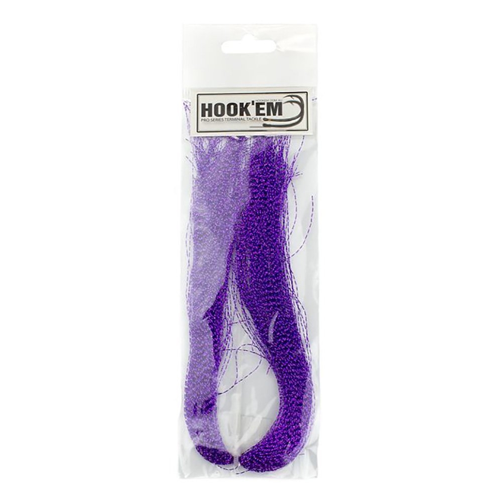 Hook'em Tinsel Flash Hair Purple