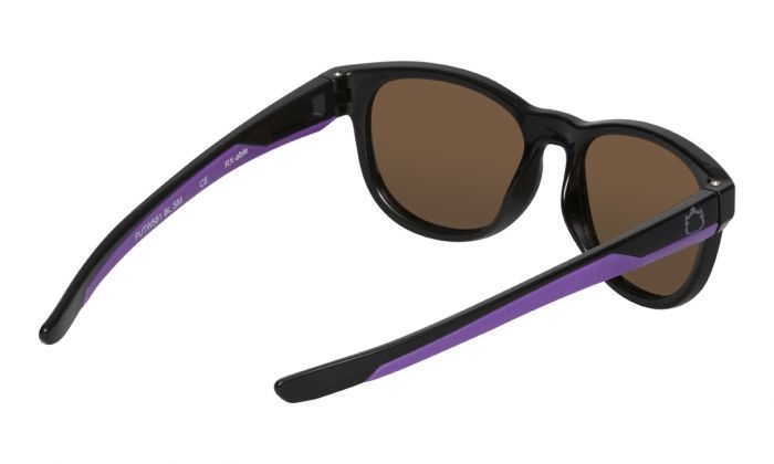 Ugly Fish Tween PUTW581 Polarised Sunglasses Shiny Black/Brown