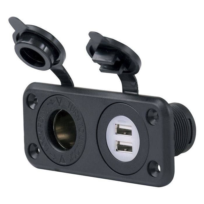 Connex Dual Power and USB Socket 12V